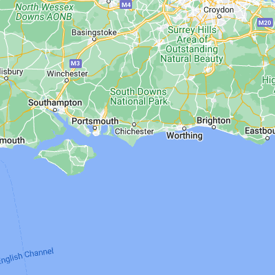 Map showing location of Pagham (50.770990, -0.744670)