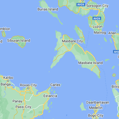 Map showing location of Panguiranan (12.069860, 123.318510)