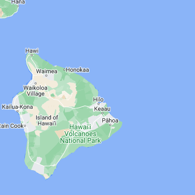 Map showing location of Pāpa‘ikou (19.788890, -155.095830)