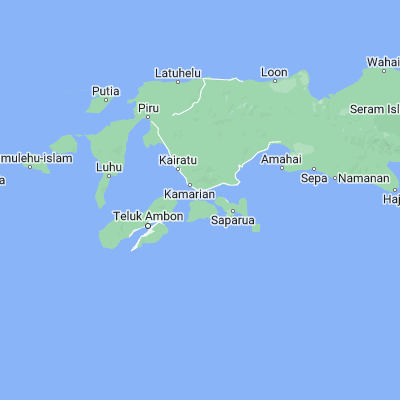 Map showing location of Pelau (-3.518040, 128.471560)