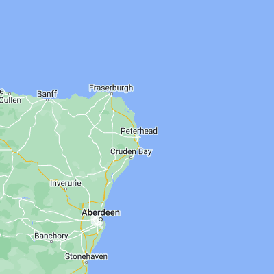 Map showing location of Peterhead (57.505840, -1.798060)