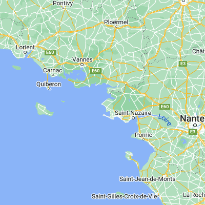 Map showing location of Piriac-sur-Mer (47.379380, -2.546160)