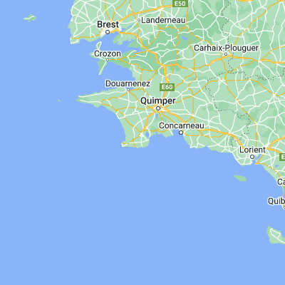 Map showing location of Plobannalec-Lesconil (47.816670, -4.216670)