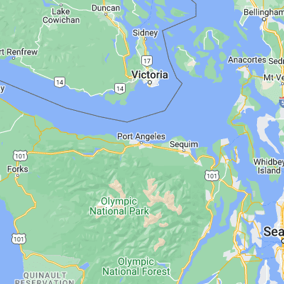 Map showing location of Port Angeles (48.118150, -123.430740)