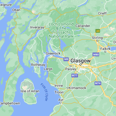 Map showing location of Port Glasgow (55.934640, -4.689500)