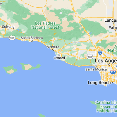 Map showing location of Port Hueneme (34.147780, -119.195110)