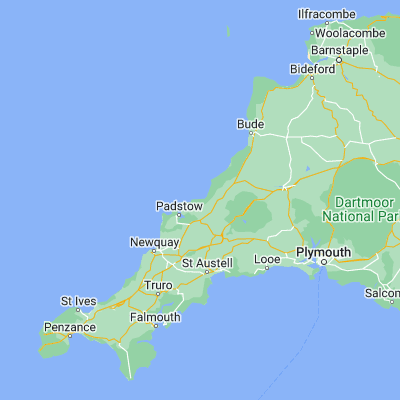 Map showing location of Port Isaac (50.593090, -4.828780)