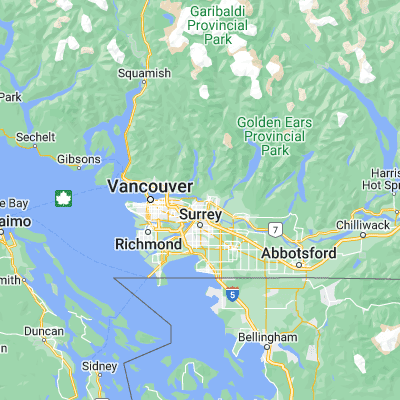 Map showing location of Port Moody (49.282970, -122.852630)