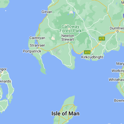 Map showing location of Port William (54.758890, -4.582870)