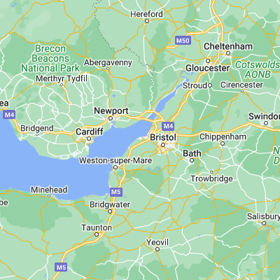 Map showing location of Portishead (51.481990, -2.769730)