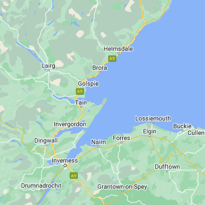 Map showing location of Portmahomack (57.836830, -3.829030)