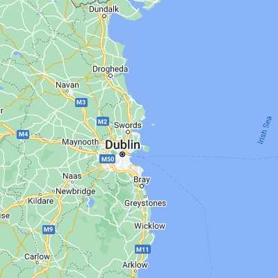 Map showing location of Portmarnock (53.423060, -6.137500)