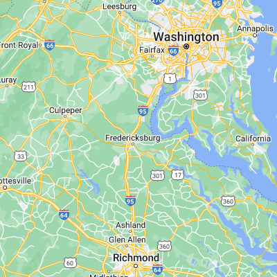 Map showing location of Potomac (38.340900, -77.413100)