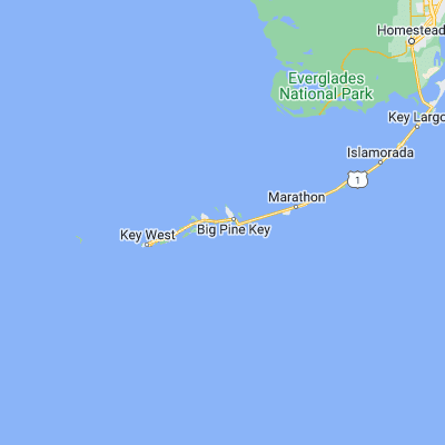 Map showing location of Ramrod Key (24.661250, -81.413970)