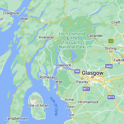 Map showing location of Rosneath (56.009850, -4.801510)