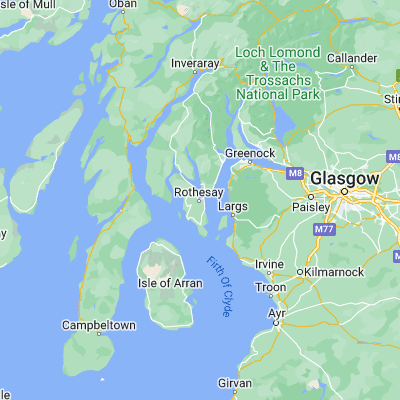 Map showing location of Rothesay (55.836480, -5.055080)