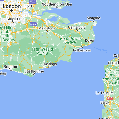 Map showing location of Rye Harbour (50.937610, 0.761320)