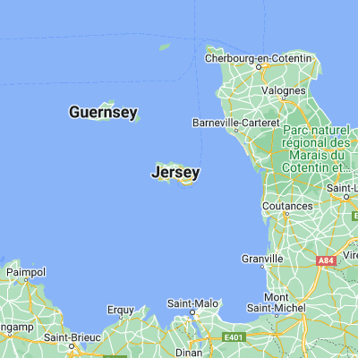 Map showing location of Saint Helier (49.188040, -2.104910)