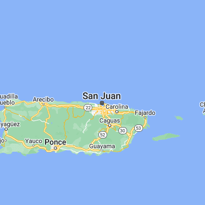 Map showing location of San Juan (18.466330, -66.105720)