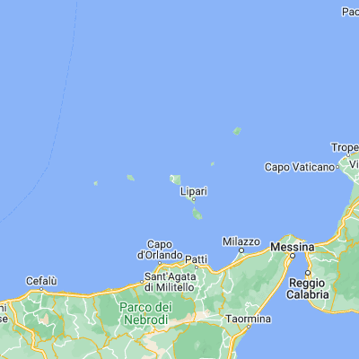 Map showing location of Santa Marina Salina (38.561170, 14.870770)