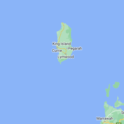 Map showing location of Seal Bay (King Island) (-40.127310, 143.946480)