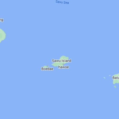 Map showing location of Seba (-10.493300, 121.839300)