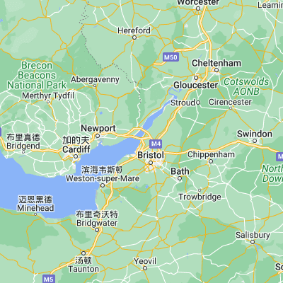 Map showing location of Severn Beach (51.560360, -2.662790)