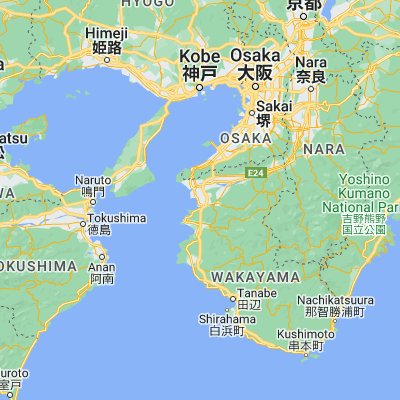 Map showing location of Shimminatochō (34.183330, 135.200000)