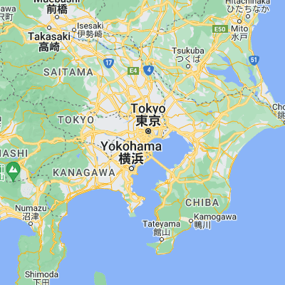 Map showing location of Shinagawa-ku (35.609020, 139.730170)