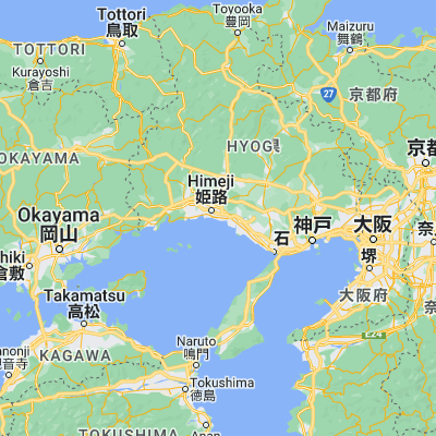 Map showing location of Shirahama (34.783330, 134.716670)