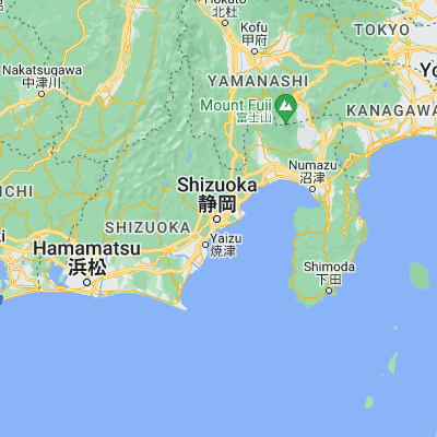 Map showing location of Shizuoka-shi (34.976940, 138.383060)