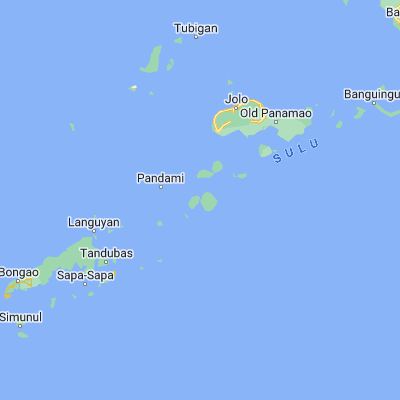 Map showing location of Siasi (5.546200, 120.814500)