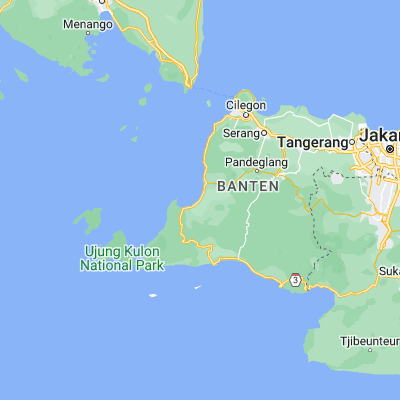 Map showing location of Sidamukti (-6.487010, 105.803250)