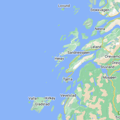 Map showing location of Silvalen (65.984270, 12.289160)