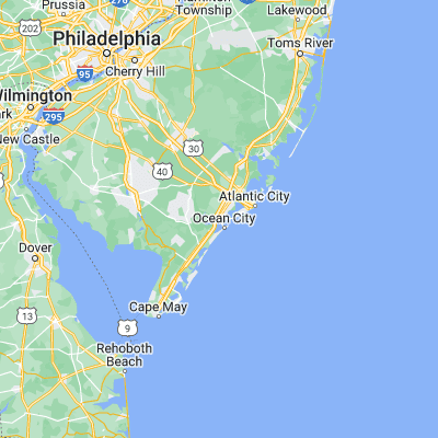 Map showing location of Somers Point (39.317620, -74.594600)