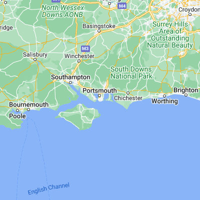 Map showing location of Southsea (50.792050, -1.085930)