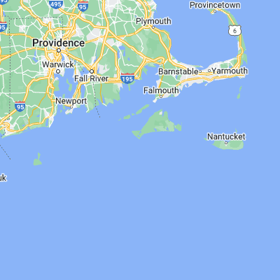 Map showing location of Squibnocket Point (41.301780, -70.774470)