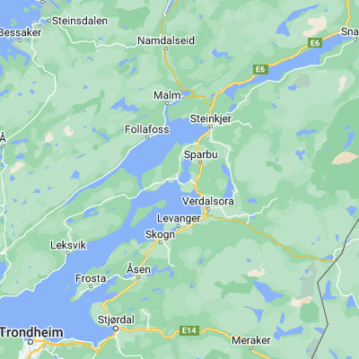 Map showing location of Straumen (63.870860, 11.299890)