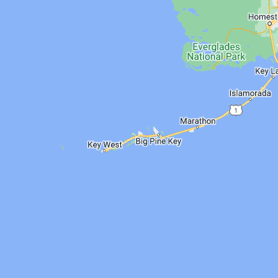 Map showing location of Sugarloaf Key (24.642640, -81.511470)
