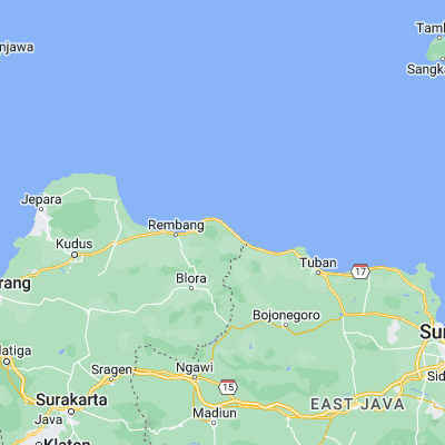 Map showing location of Sumbersari (-6.646200, 111.566500)