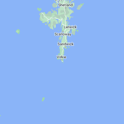 Map showing location of Sumburgh (59.869160, -1.287810)