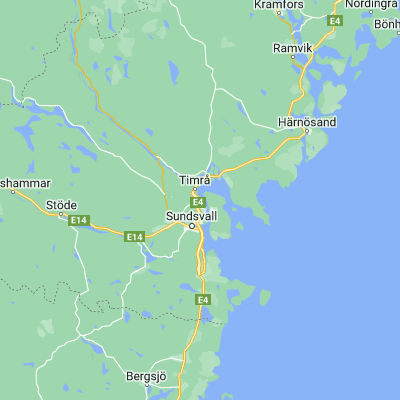 Map showing location of Sundsbruk (62.458060, 17.348890)