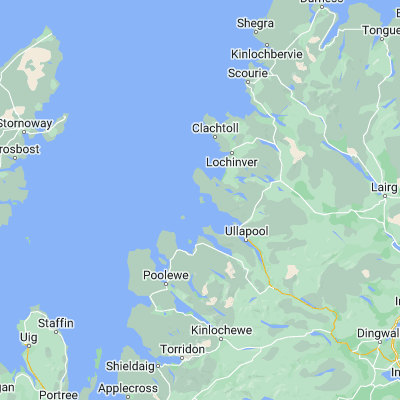 Map showing location of Tanera More (58.009460, -5.408880)