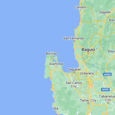 Map showing location of Tondol (16.310400, 120.013100)