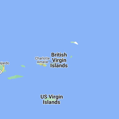 Map showing location of Tortola (18.436620, -64.618490)