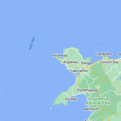 Map showing location of Trearddur Bay (53.281840, -4.617520)