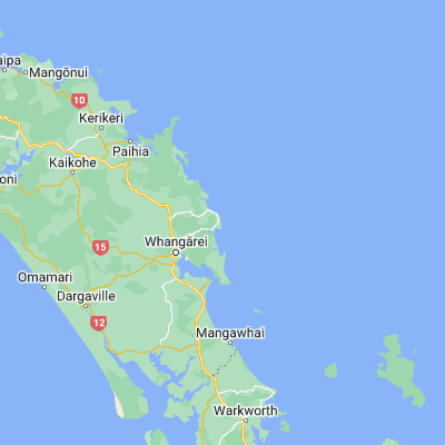 Map showing location of Tutukaka Harbour (-35.608180, 174.540190)
