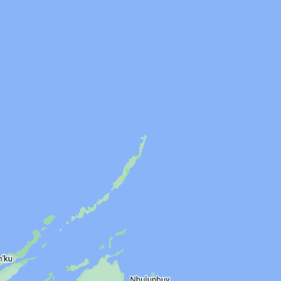 Map showing location of Two Island Bay (-11.068900, 136.721600)