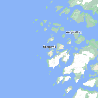 Map showing location of Upernavik (72.786840, -56.154850)