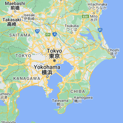 Map showing location of Urayasu (35.670560, 139.888610)
